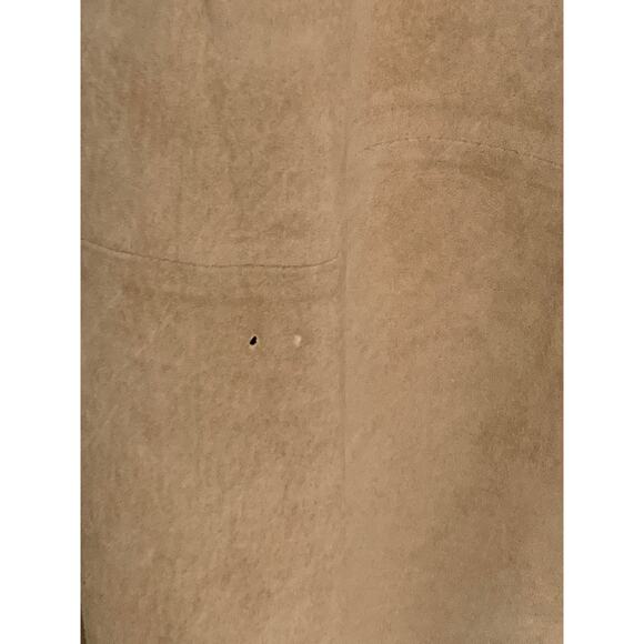 Boston proper tan suede long modesty skirt 6 fall boot - Picture 7 of 8